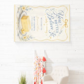 Boter Geloof Het Boter Baby Shower Welkom Spandoek (Insitu)