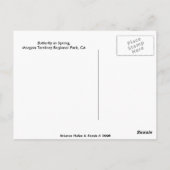 Boter in de lente briefkaart (Achterkant)