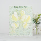 Boter in Eggs Wildflower Letterhead Persoonlijk Briefhoofd (Staand voorkant)