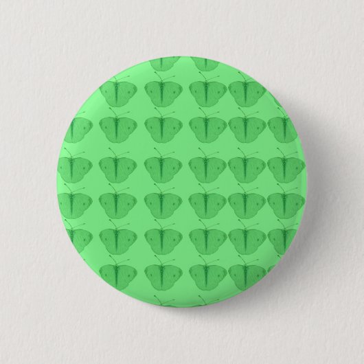 Boter in groen ronde button 5,7 cm (Voorkant)