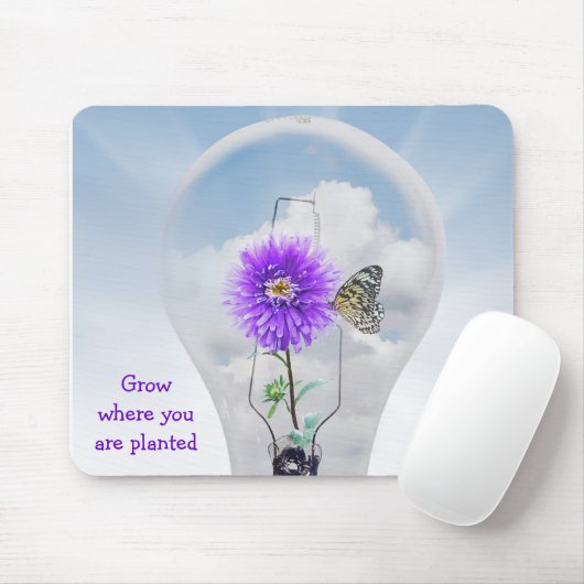 Boter in lichte lamp muismat (Met muis)