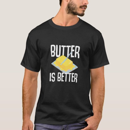 Boter is een beter botermelkproduct t-shirt (Voorkant)