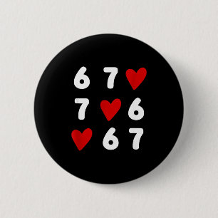 Boter Kaas en Eieren Grappige Valentijnsdag 67 Mem Ronde Button 5,7 Cm