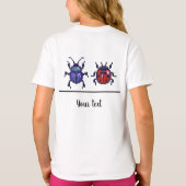 Boter, kaas en kevertjes. Pixelart T-shirt (Achterkant)
