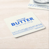 Boter Kartonnen Onderzetters (Schuin)