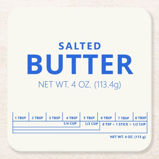 Boter Kartonnen Onderzetters (Voorkant)