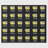 Boter laat dan nooit grappig eten cadeaupapier (Vlak)