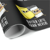 Boter laat dan nooit grappig eten cadeaupapier (Rol Hoek)