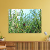 Boter langs de rivier canvas afdruk (Insitu (Woonkamer))