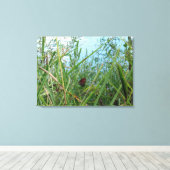 Boter langs de rivier canvas afdruk (Insitu (Houten vloer))