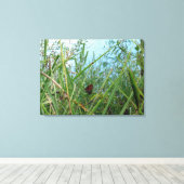 Boter langs de rivier canvas afdruk (Insitu (Houten vloer))