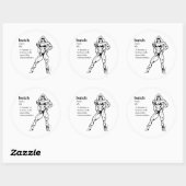 BOTER (lesbienne) Ronde Sticker (Vel)