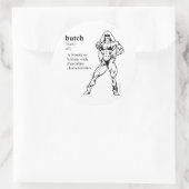 BOTER (lesbienne) Ronde Sticker (Tas)