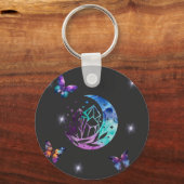 Boter, maan en kristallen sleutelhanger (Voorkant)