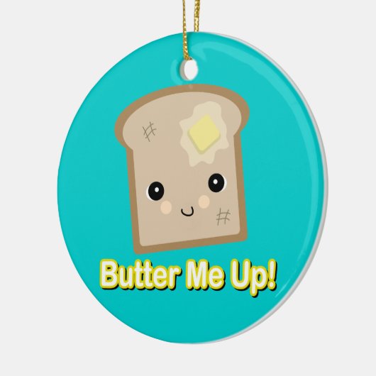 boter me in toast keramisch ornament (Links)