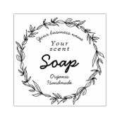 Boter met grote zegelzegels rubberstempel (Afrduk)