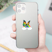 Boter met regenboog sticker (Telefoon)