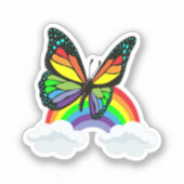 Boter met regenboog sticker (Voorkant)