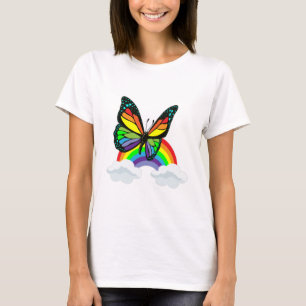 Boter met regenboog t-shirt