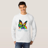 Boter met regenboog t-shirt (Voorkant volledig)