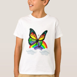 Boter met regenboog t-shirt