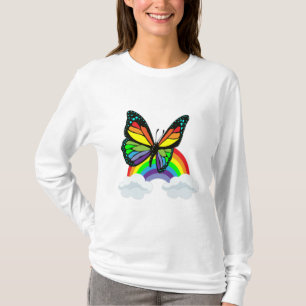 Boter met regenboog t-shirt