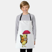 Boter met Umbrella Schort (Gedragen)