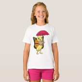 Boter met Umbrella T-shirt (Voorkant volledig)