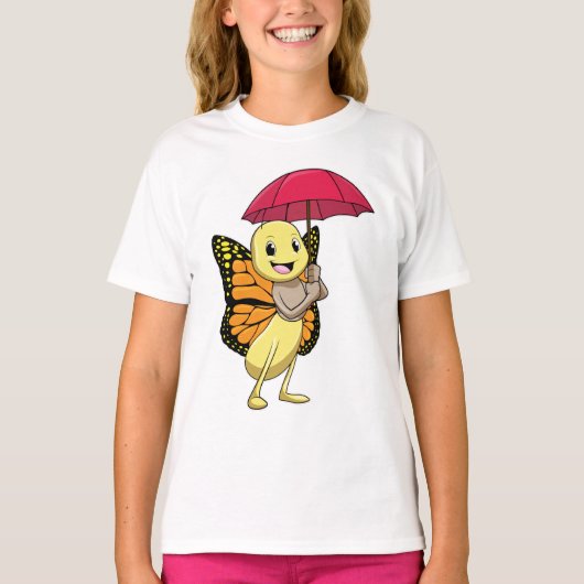 Boter met Umbrella T-shirt (Voorkant)