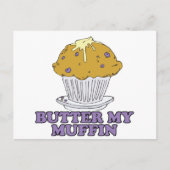 boter mijn muffin briefkaart (Voorkant)