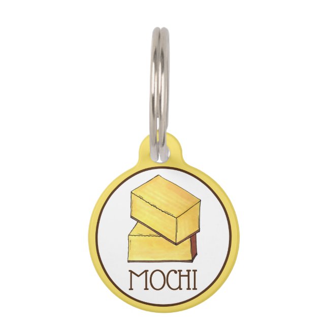 Boter Mochi Hawaiiaans Dessert Gebakken door Thuis Huisdierpenning (Voorkant)