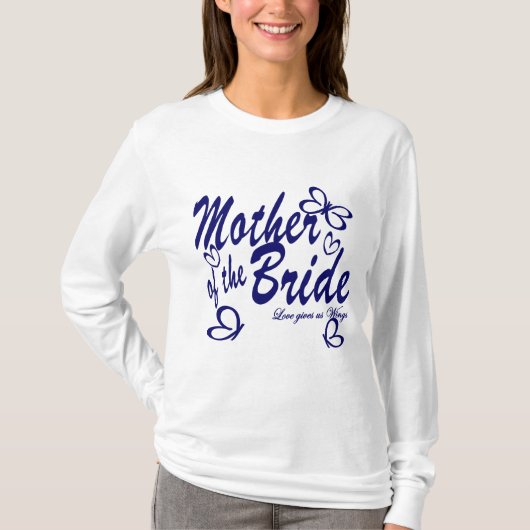 Boter/moeder van de bride t-shirt (Voorkant)