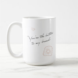 Boter naar mijn brood, nectar & nest koffiemok