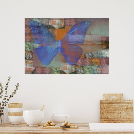 Boter op de muur poster (Keuken)