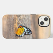 Boter op de strand iPhone hoesje (Achterkant horizontaal)