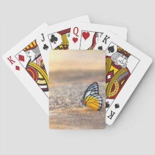 Boter op de strand pokerkaarten