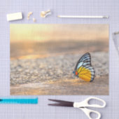 Boter op de strand tissuepapier (Craft)