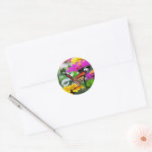 Boter op de vloer #2 ronde sticker (Envelop)