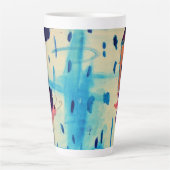 Boter op een regenachtige dag latte mok (Voorkant)