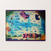 Boter op een regenachtige dag legpuzzel (Horizontaal)