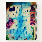 Boter op een regenachtige dag notitieboek (Achterkant)