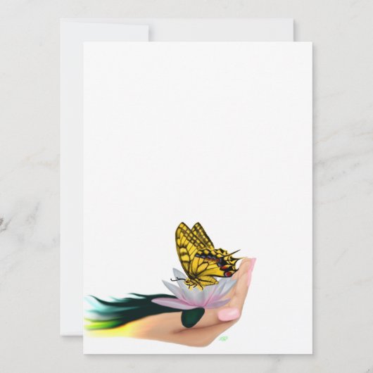 Boter op Lotus Bloom (Achterkant)