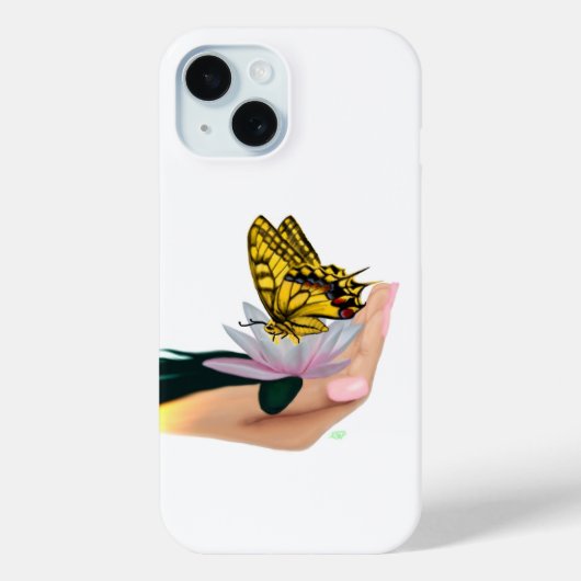 Boter op Lotus Bloom Case-Mate iPhone Case (Achterkant)