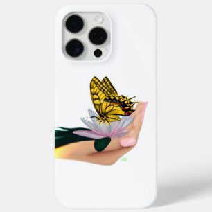 Boter op Lotus Bloom iPhone 15 Pro Max Hoesje