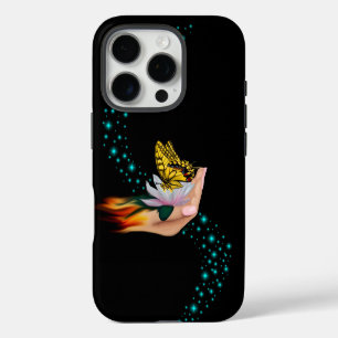 Boter op Lotus Bloom iPhone 16 Pro Hoesje