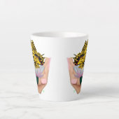 Boter op Lotus Bloom Latte Mok (Voorkant)