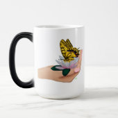 Boter op Lotus Bloom Magische Mok (Links)