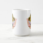 Boter op Lotus Bloom Magische Mok (Midden)
