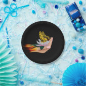 Boter op Lotus Bloom Papieren Bordje (Feest)