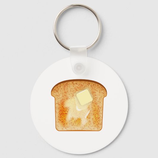 Boter op toast sleutelhanger (Voorkant)